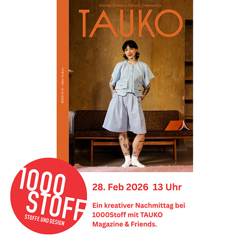 1000stoff tauko event februar 28 2026 NL - Nähkurse für Anfänger, Kinder & Fortgeschrittene